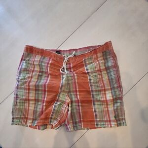 Ralph Lauren Multicolor Plaid Swim Trunks